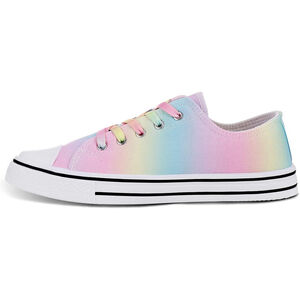 Josiny Low-Top Rainbow Classic Women's Sneakers Size 10. NEW